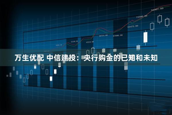 万生优配 中信建投：央行购金的已知和未知